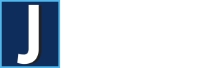 Verkada Installers A large white letter J appears on a dark blue square with a light blue border, followed by the partially visible word endy in light gray—hinting at Jendy Physical Security on a clean, modern backdrop.
